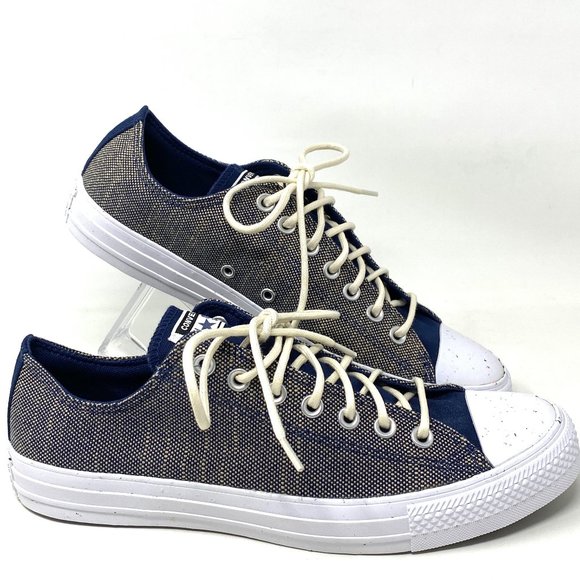 Converse Shoes - Converse Ctas OX Shoe Low Top Casual Sneaker Womens Size Blue White 171416F